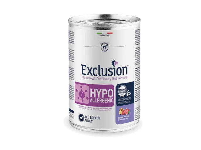 Exclusion Hypoallergenic konservai šunims su šerniena ir bulvėmis 6x400g