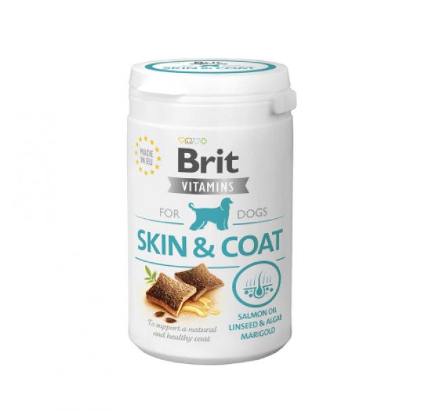 Brit Vitamins Skin&Coat papildai šunims 150g