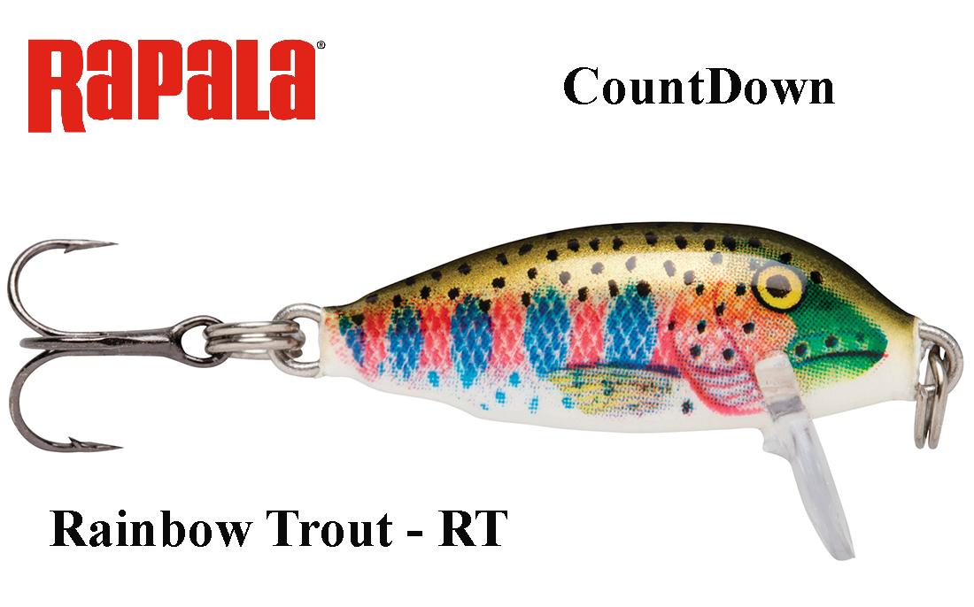 Vobleris Rapala Countdown CD01 Rainbow Trout RT 2.5 cm