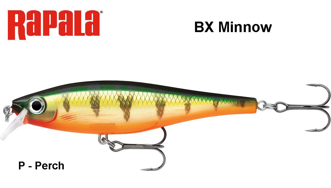 Vobleris Rapala BX Minnow BXM Perch 7 cm