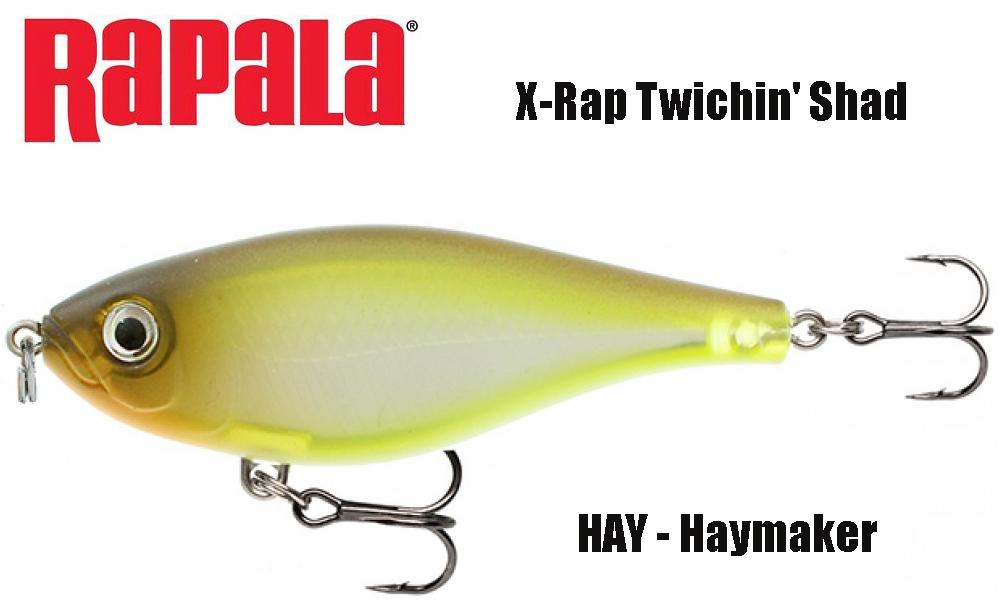 Rapala vobleris X-Rap Twichin Shad HAY 8 cm