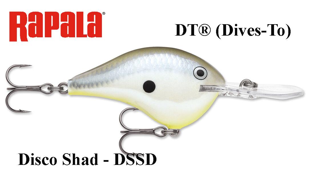 Rapala DT(Dives-To) vobleris DT16DSSD Disco Shad 7 cm