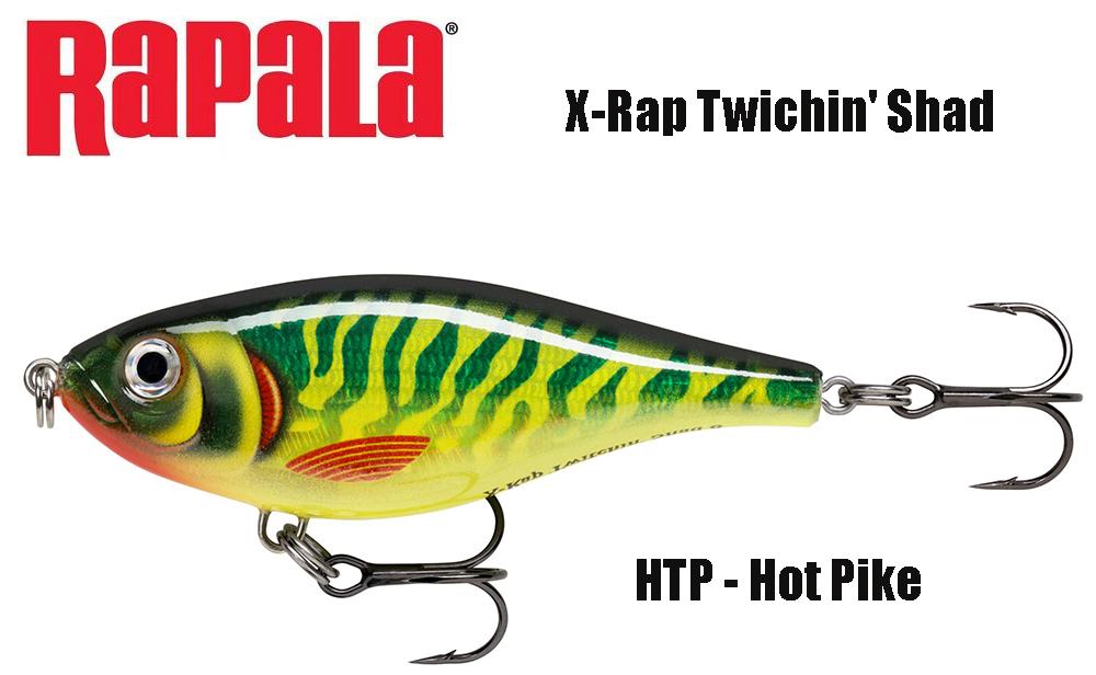 Rapala vobleris X-Rap Twichin Shad HTP 8 cm