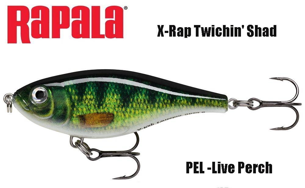 Rapala vobleris X-Rap Twichin Shad PEL 8 cm