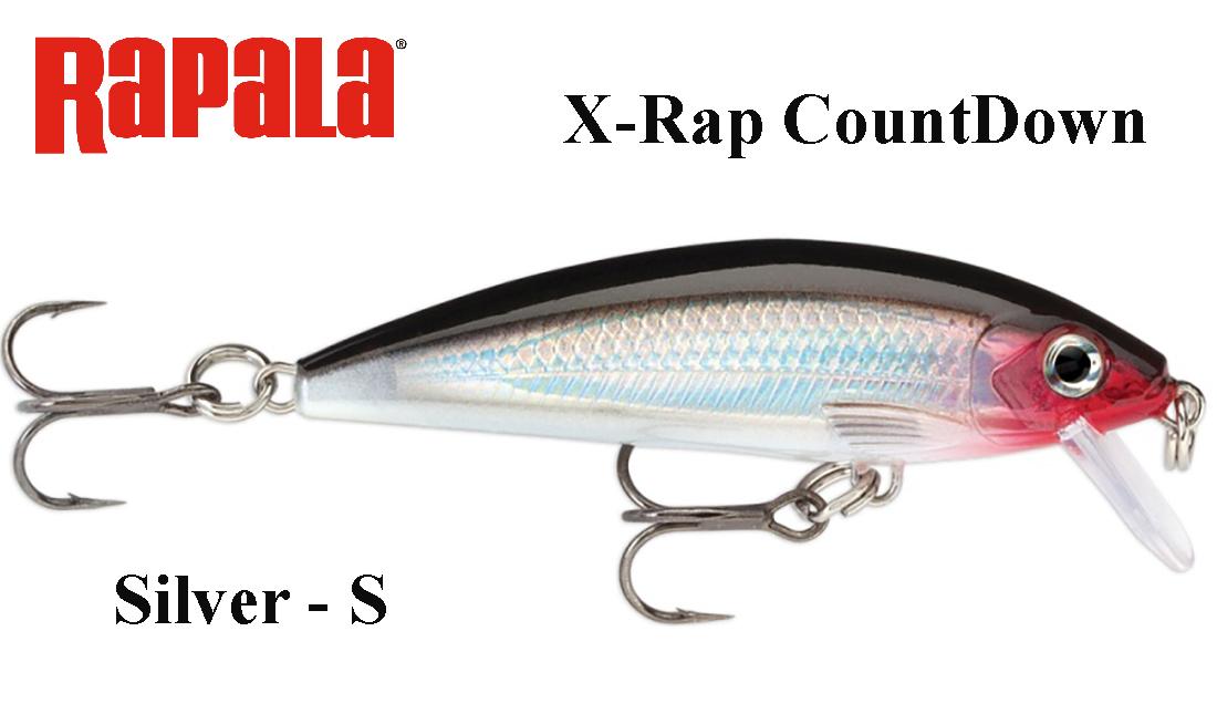 Rapala vobleris X-Rap CountDown XRCD Silver 7 cm