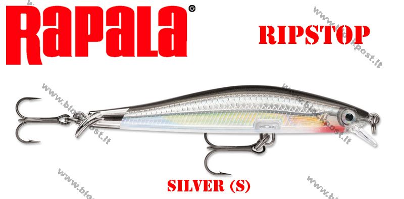 Rapala vobleris RipStop Silver 9 cm