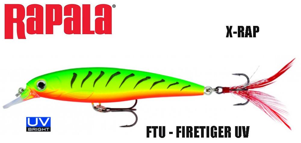 Rapala vobleris X-Rap FTU 8 cm