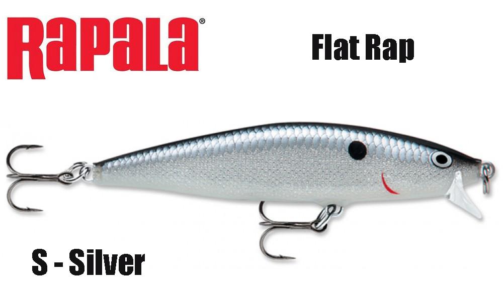 Rapala Flat Rap vobleris Silver 8 cm