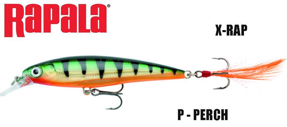 Rapala vobleris X-Rap Perch 6 cm