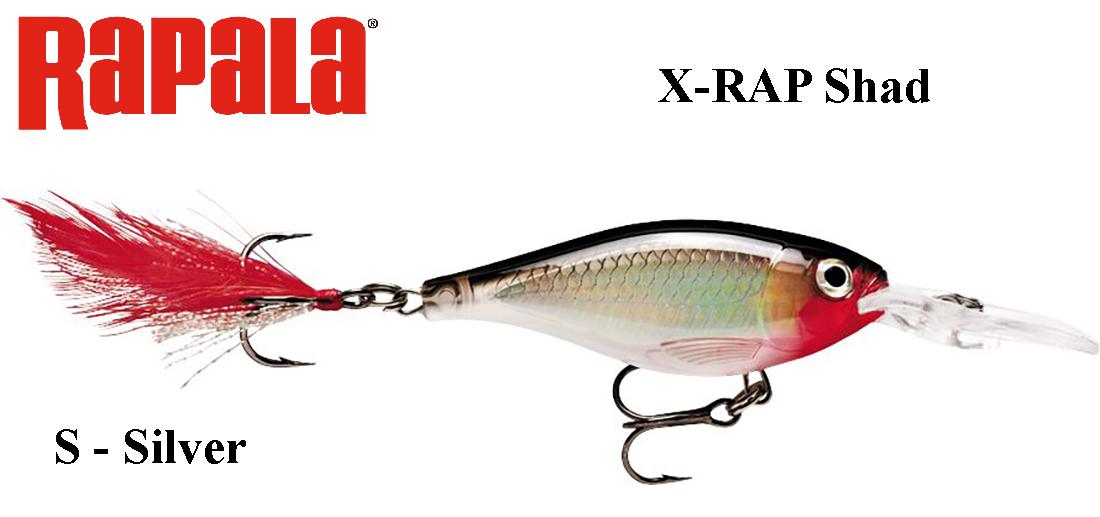 Vobleris X-Rap Shad Silver - S 6 cm