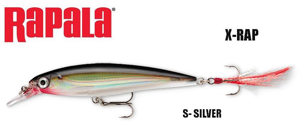 Rapala vobleris X-Rap Silver 8 cm