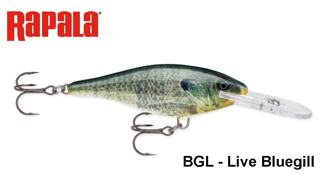 Rapala vobleris Shad Rap BGL-Live Bluegill 7 cm