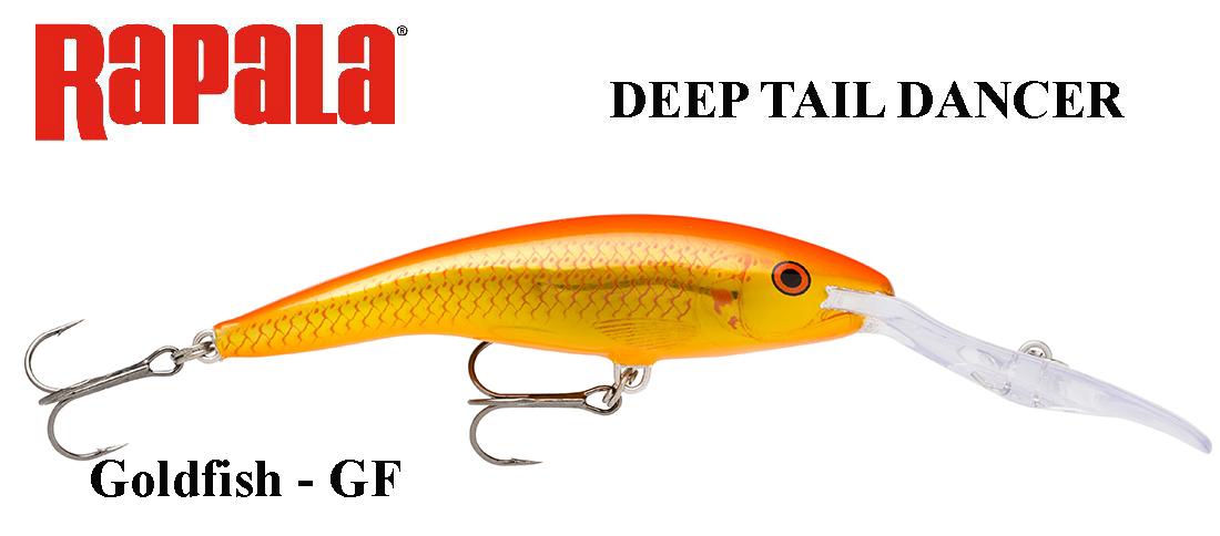 Vobleris Rapala Deep Tail Dancer GF Goldfish 9 cm