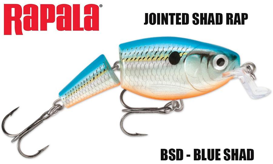 Vobleris Jointed Shallow Shad Rap BSD 5 cm