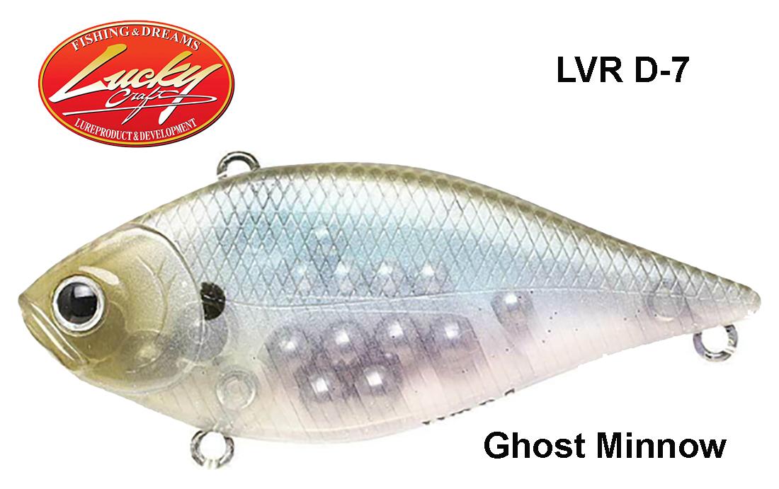 Vobleris Lucky Craft LVR D-7 Ghost Minnow 7 cm