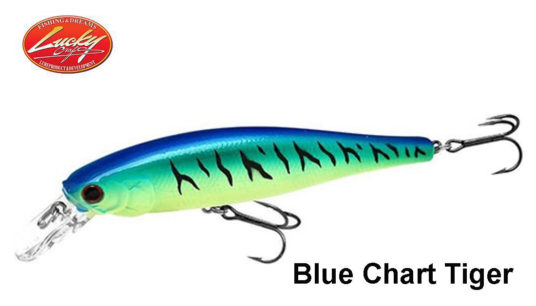 Vobleris Lucky Craft Pointer SP Suspending Jerkbait Blue Chart Tiger 10 cm