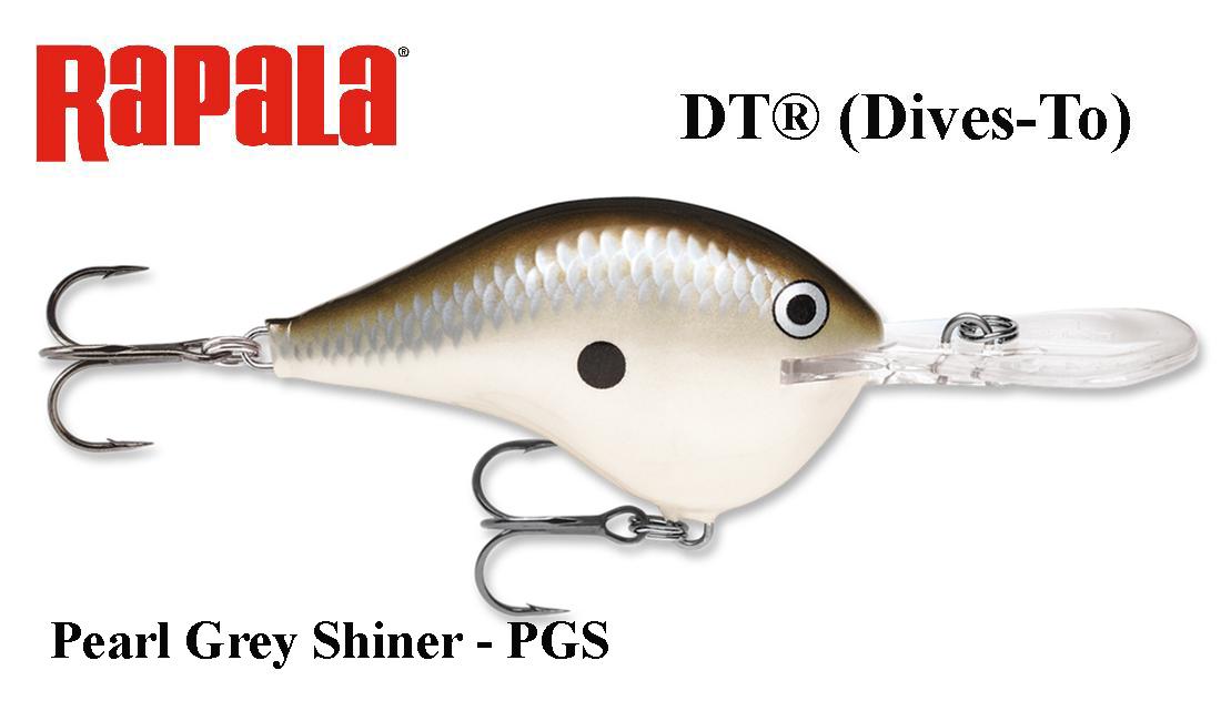 Rapala DT(Dives-To) vobleris DT16PGS Pearl Grey Shiner 7 cm