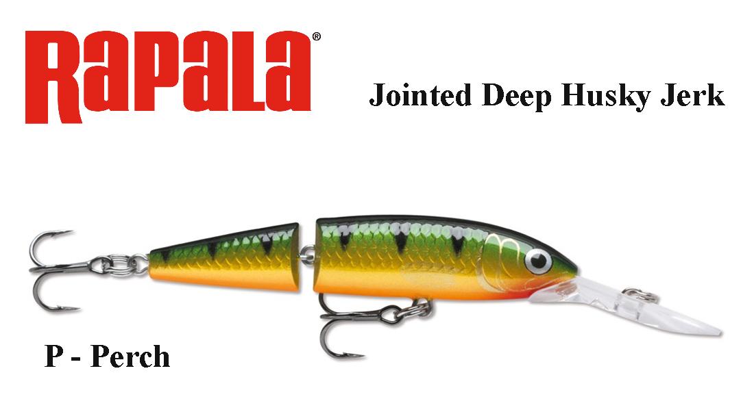 Vobleris Rapala Jointed Deep Husky Jerk Perch 8 cm