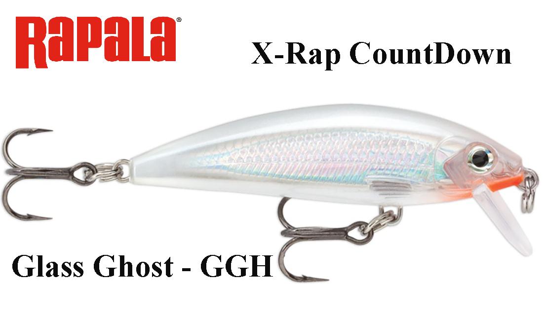 Rapala vobleris X-Rap CountDown XRCD Glass Ghost GGH 5 cm