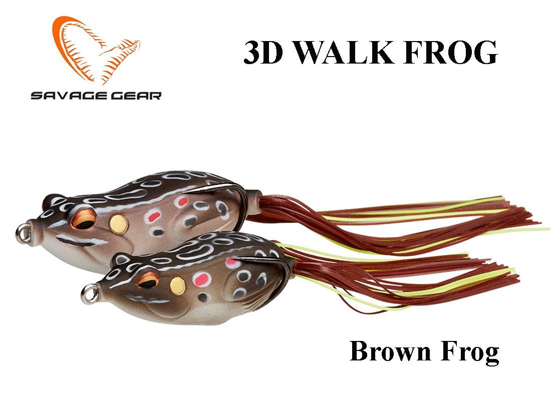 Masalas varlė Savage Gear 3D Walk Frog Brown Frog 5.5 cm