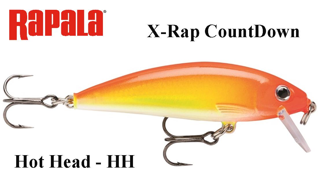 Rapala vobleris X-Rap CountDown XRCD Hot Head HH 7 cm