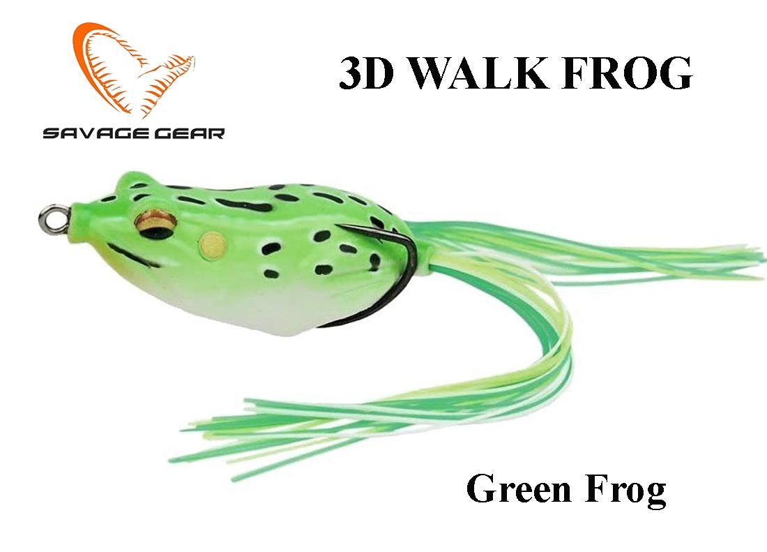 Masalas varlė Savage Gear 3D Walk Frog Green Frog 5.5 cm