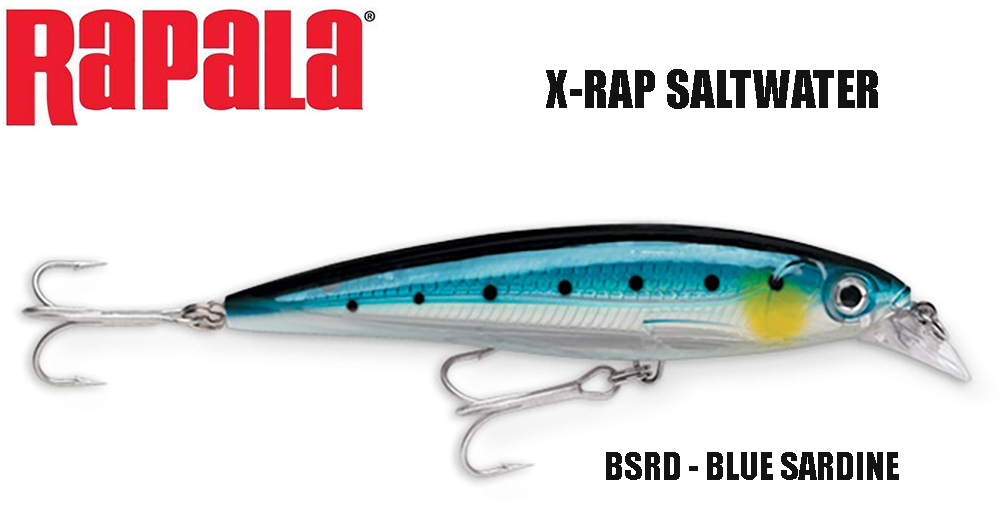 Rapala vobleris X-RAP Saltwater BSRD 14 cm