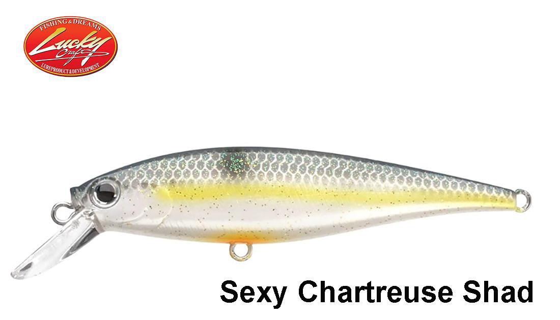Vobleris Lucky Craft Pointer SP Suspending Jerkbait Sexy Chartreuse Shad 7.8 cm