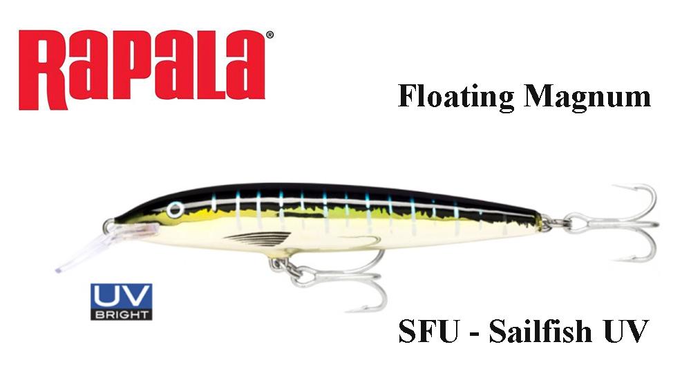 Vobleris Rapala Floating Magnum Sailfish UV 11 cm