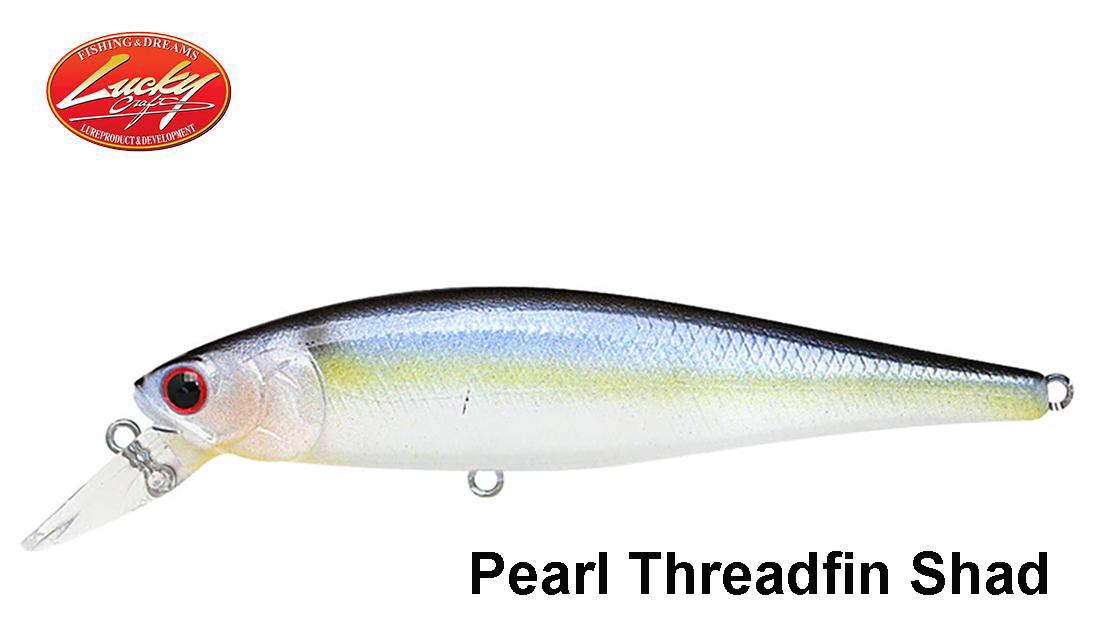 Vobleris Lucky Craft Pointer SP Suspending Jerkbait Pearl Threadfin Shad 7.8 cm