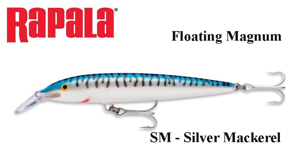Vobleris Rapala Floating Magnum Silver Mackerel 18 cm
