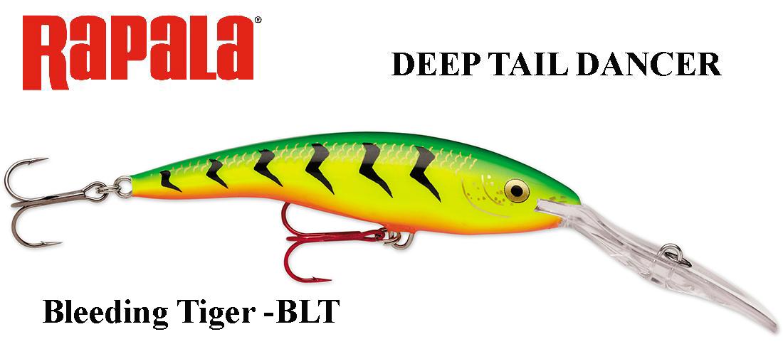 Vobleris Rapala Deep Tail Dancer BLT Bleeding Tiger 11 cm