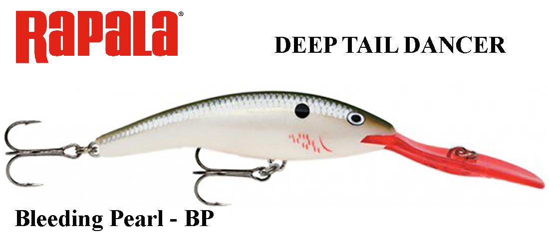 Vobleris Rapala Deep Tail Dancer BP Bleeding Pearl 11 cm