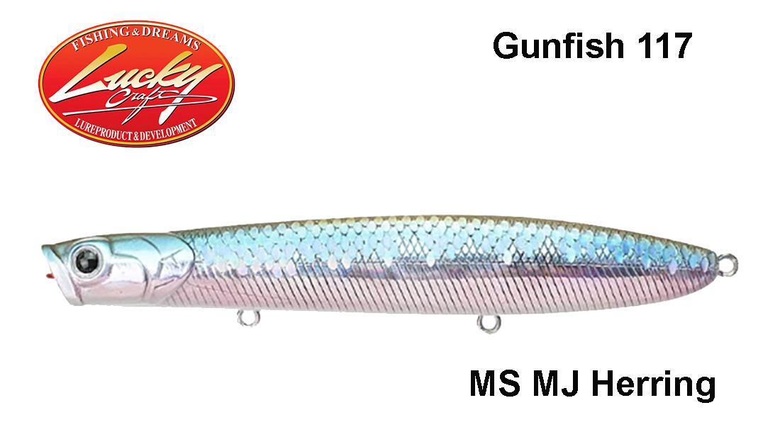 Vobleris Lucky Craft Gunfish 117 MS MJ Herring 11.7 cm