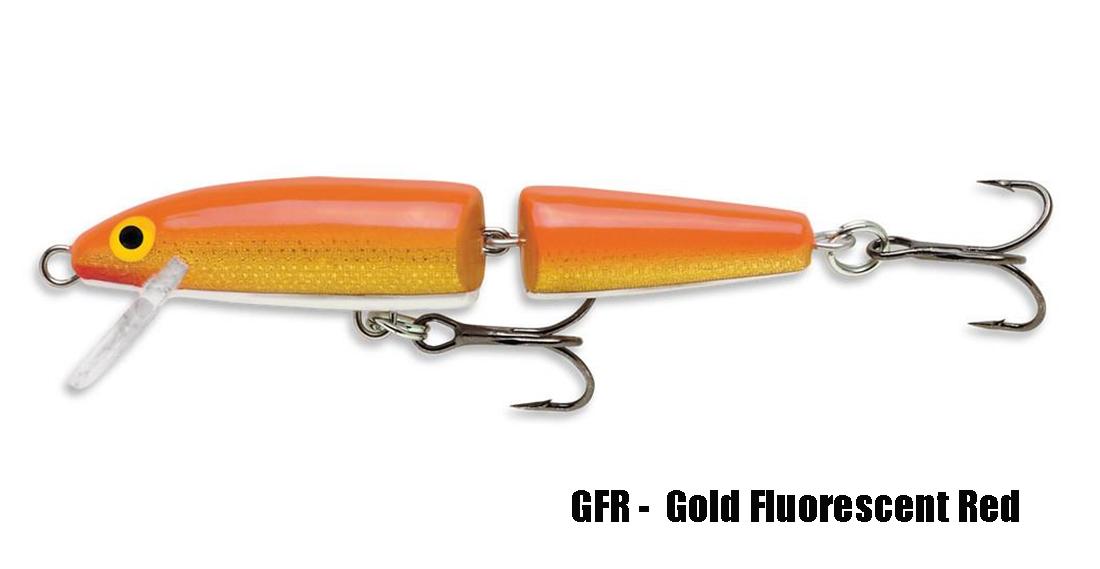 Vobleris Rapala Jointed Floating J11GFR Gold Fluorescent Red 11,0 cm, 9 g 11 cm