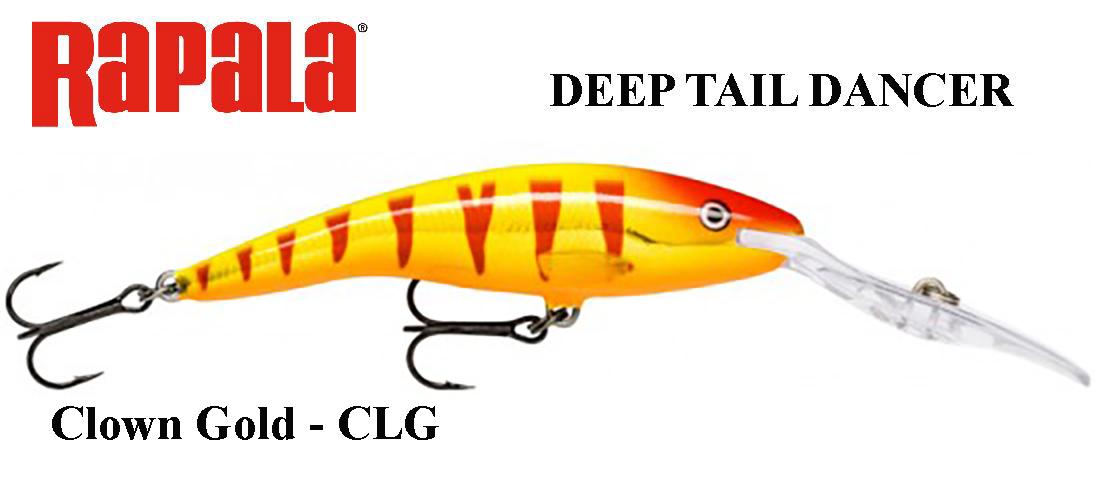 Vobleris Rapala Deep Tail Dancer CLG Clown Gold 11 cm
