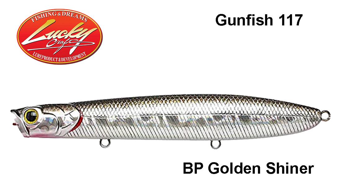 Vobleris Lucky Craft Gunfish 117 BP Golden Shiner 11.7 cm