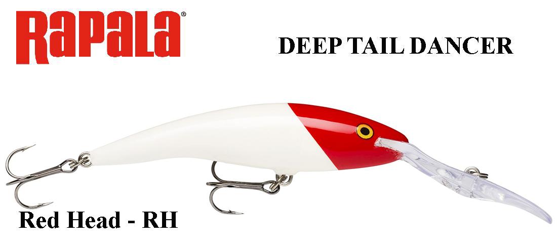 Vobleris Rapala Deep Tail Dancer RH Red Head 11 cm