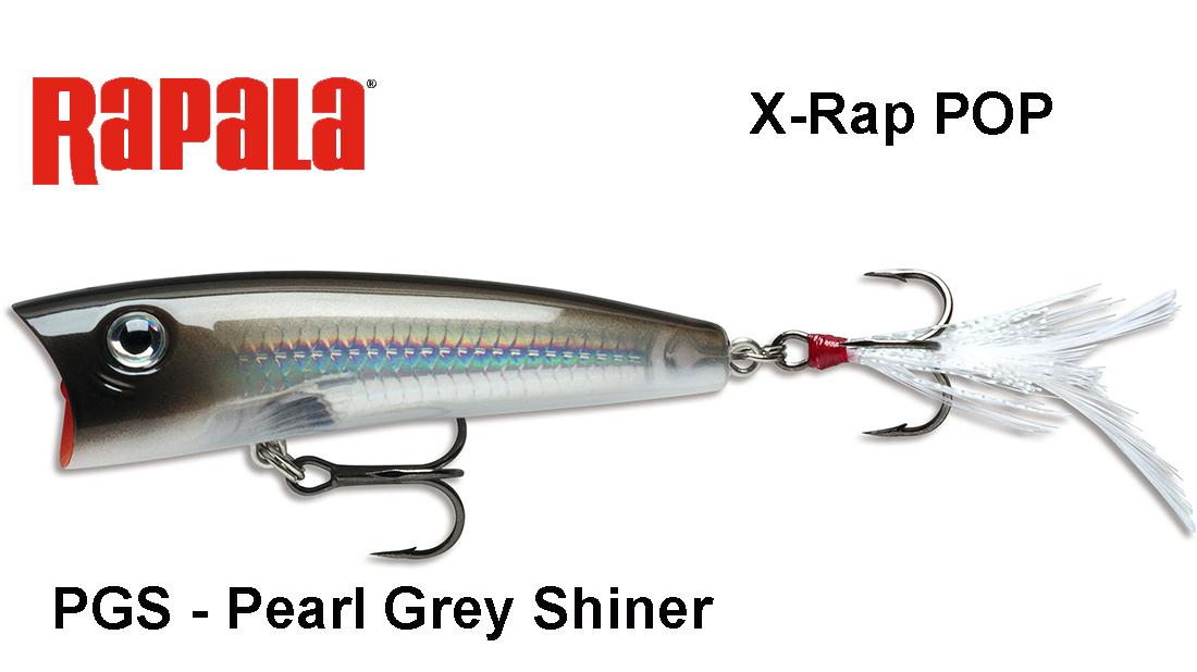 Vobleris Rapala X-Rap Pop XRP Pearl Grey Shiner 7 cm