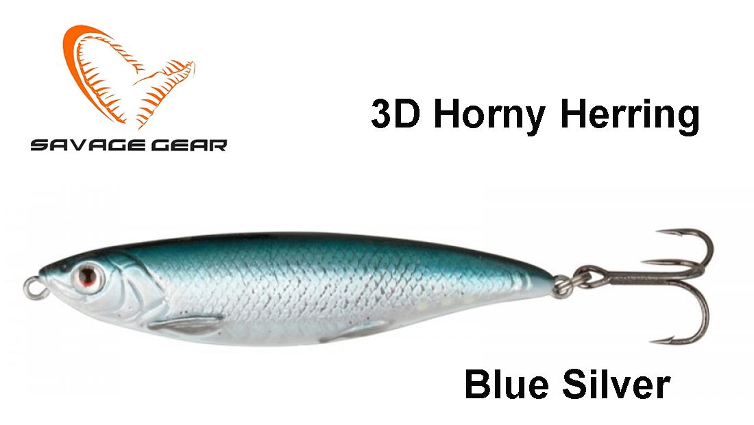 Vobleris Savage Gear 3D Horny Herring Blue Silver 10 cm