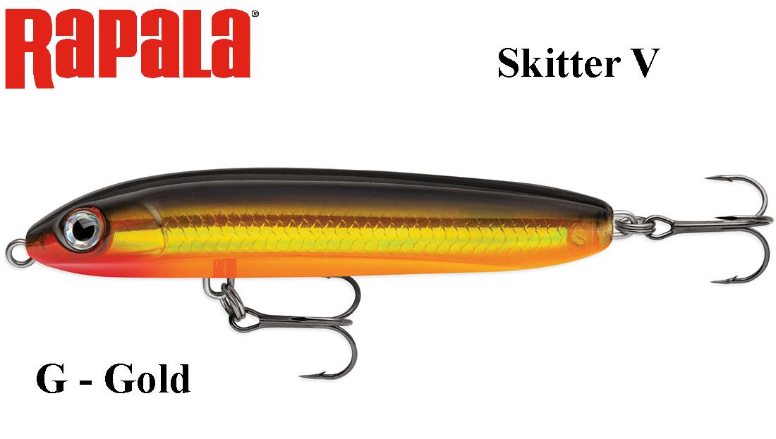 Vobleris Rapala Skitter V G - Gold 13 cm