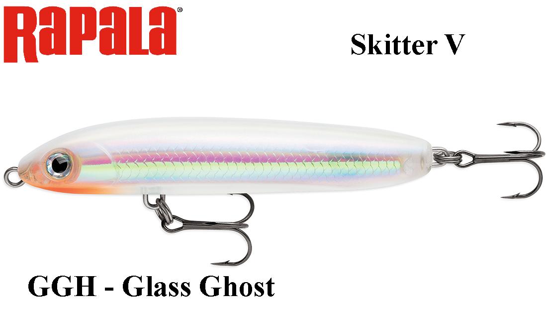 Vobleris Rapala Skitter V GGH - Glass Ghost 13 cm