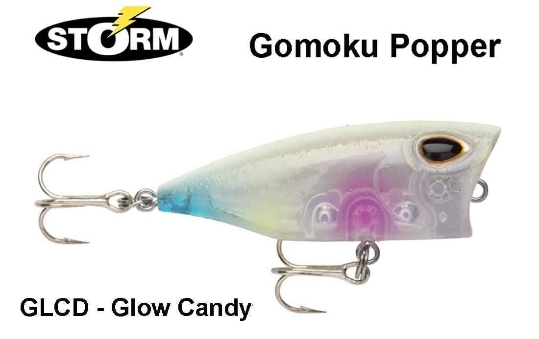 Vobleris Storm Gomoku Popper GPO Glow Candy 4 cm