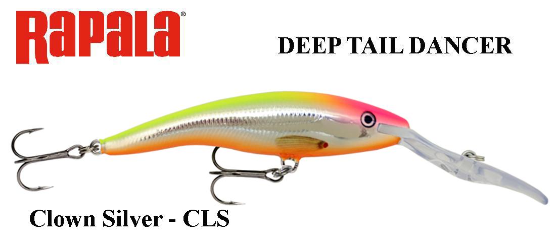 Vobleris Rapala Deep Tail Dancer CLS Clown Silver 11 cm