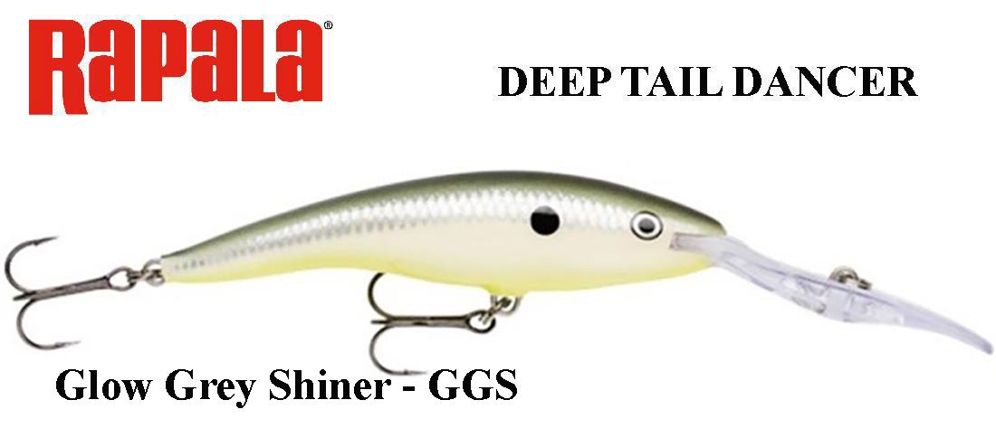 Vobleris Rapala Deep Tail Dancer GGS Glow Grey Shiner 9 cm