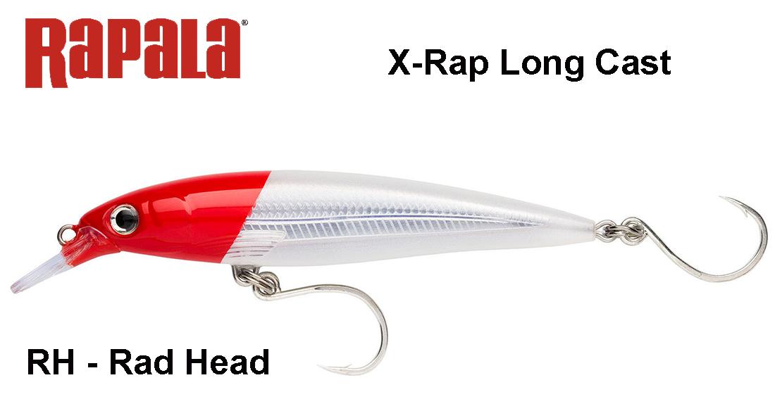 Vobleris Rapala X-Rap Long Cast XXXR12 Red Head 12 cm