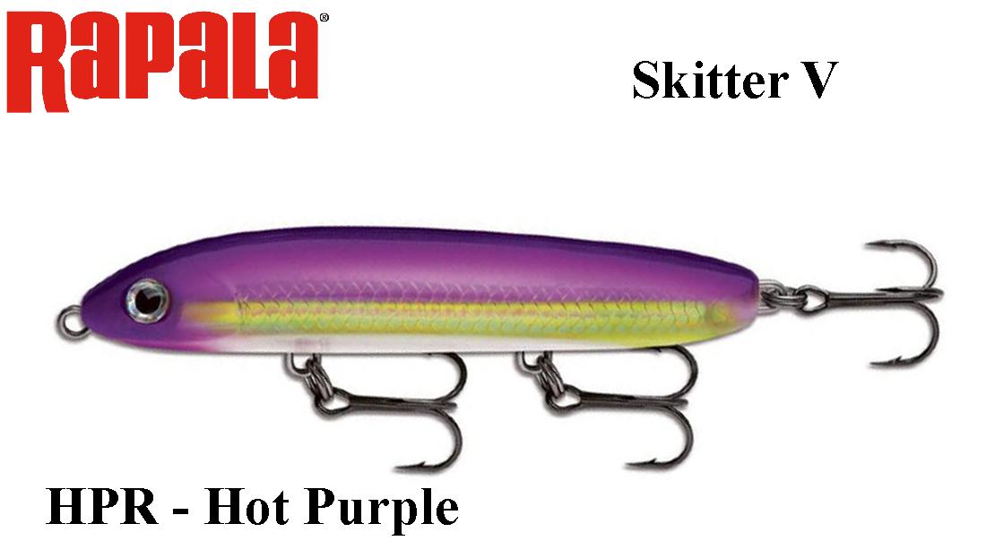 Vobleris Rapala Skitter V HPR - Hot Purple 13 cm