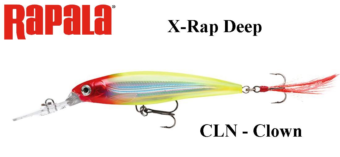 Vobleris Rapala X-Rap Deep CLN - Clown 8 cm