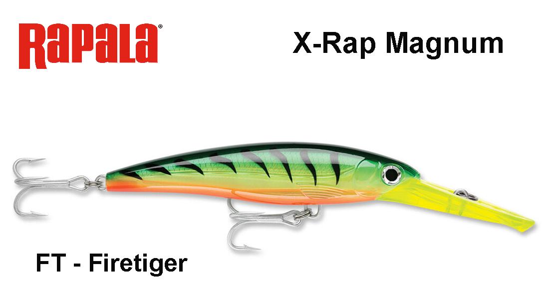 Vobleris Rapala X-Rap Magnum XRMAG Firetiger 11 cm