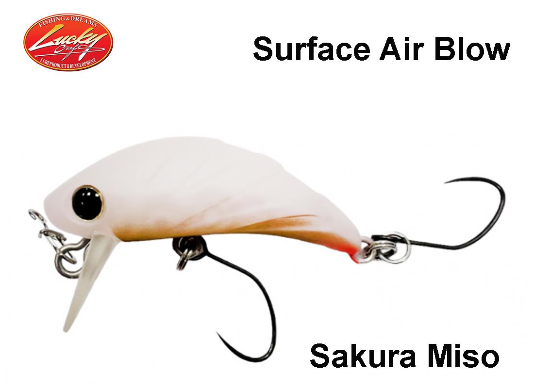 Vobleris Lucky Craft Surface Air Blow F 3,3 cm, 1,8 g, Sakura Miso 3.3 cm